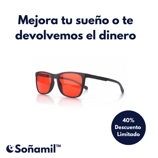 Gafas Anti Luz Azul (lente roja) Soñamil™ - EDICIÓN LIMITADA